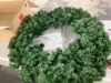 48" Pre-Lit Artificial Fir Christmas Wreath w/ Red Bow, LED Lights - Thumbnail 3