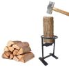 Yard Elements Heavy-Duty Firewood Safety Splitter - Thumbnail 1