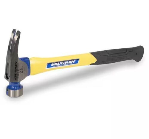 Vaughan 21 oz. California Framer Framing Hammer with 16 in. Fiberglass Handle and Magnetic Nail Start - Lot 718JF