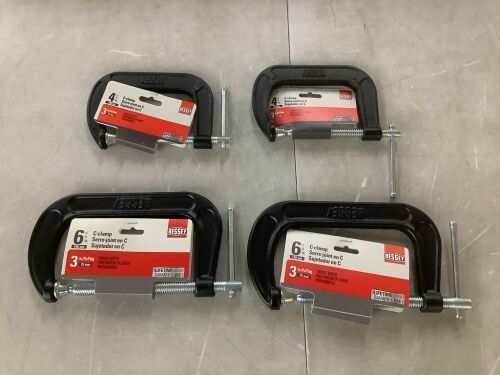 Lot of (4) Bessey C-Clamps - Lot 719JF