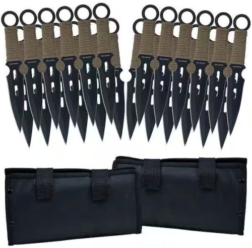 Whetstone 24-Pack Stainless-Steel Kunai Knife Set - Lot 725JF
