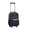Rockland Roadster 17 in. Rolling Backpack, Navy - Thumbnail 1