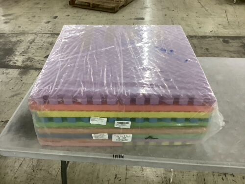 12x12x1 Inch EVA Thick Interlocking Foam Floor Tiles - Lot 758JF
