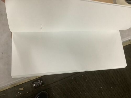 White Poster Board Sheets, 50pc - 4 Damaged - Lot 768JF