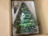 Pre-Lit Ceramic Tabletop Christmas Tree with Lights- 15in - Thumbnail 3