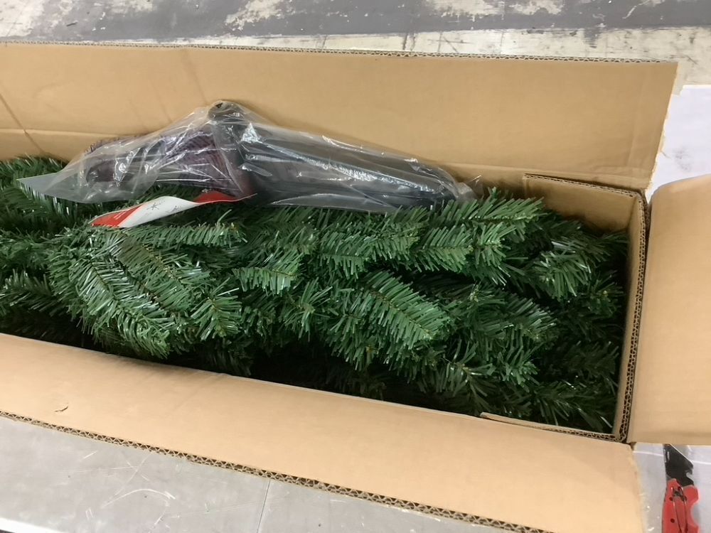 6' Unlit Artificial Green Spruce Christmas Tree, w/Easy Assembly - Image 3 - Lot 797