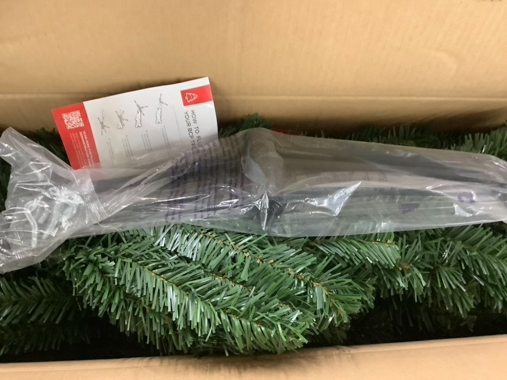 6' Unlit Artificial Green Spruce Christmas Tree, w/Easy Assembly - Image 5 - Lot 797