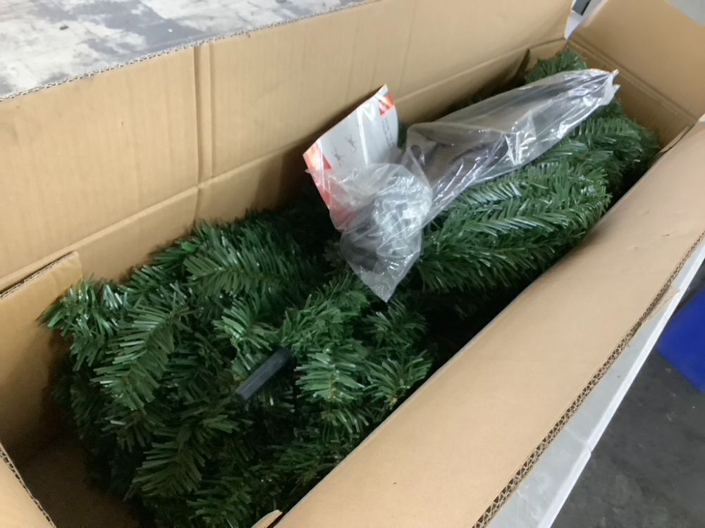 6' Unlit Artificial Green Spruce Christmas Tree, w/Easy Assembly - Image 6 - Lot 797