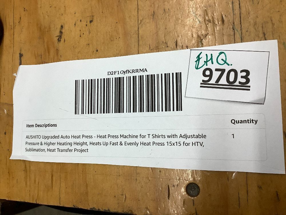 HTVRONT Auto Heat Press 2 - Heat Press Machine for T Shirts with Adjustable Pressure & Higher Heating Height, Heats Up Fast & Evenly Heat Press 15x15 for HTV, Sublimation, Heat Transfer Projects - Image 4 - Lot 4