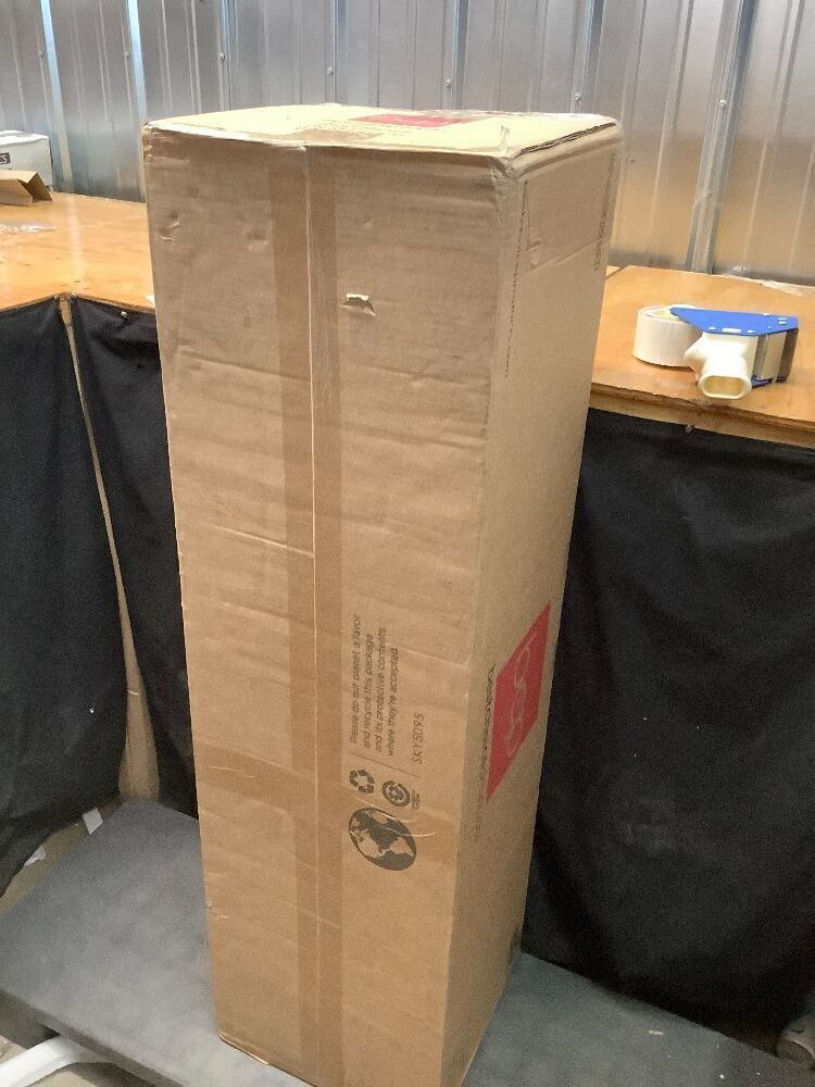 Pre-Lit Snow Flocked Artificial Pencil Christmas Tree - Image 2 - Lot 8948