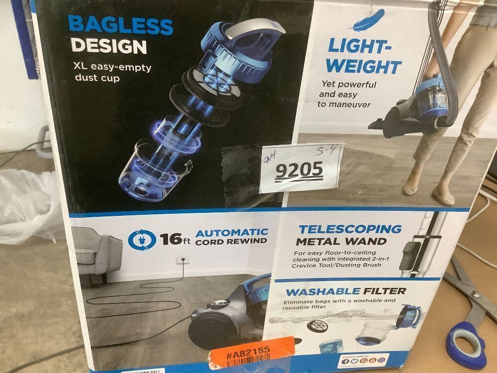 Eureka WhirlWind Bagless Canister 2.5L Vacuum Cleaner, Lightweight Vac for Carpets and Hard Floors, NEN110A, Blue - Image 3 - Lot 8960