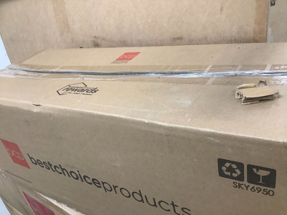 Pre-Lit Partially Flocked Pencil Christmas Tree w/ Pine Cones, Metal Stand - Image 4 - Lot 8961