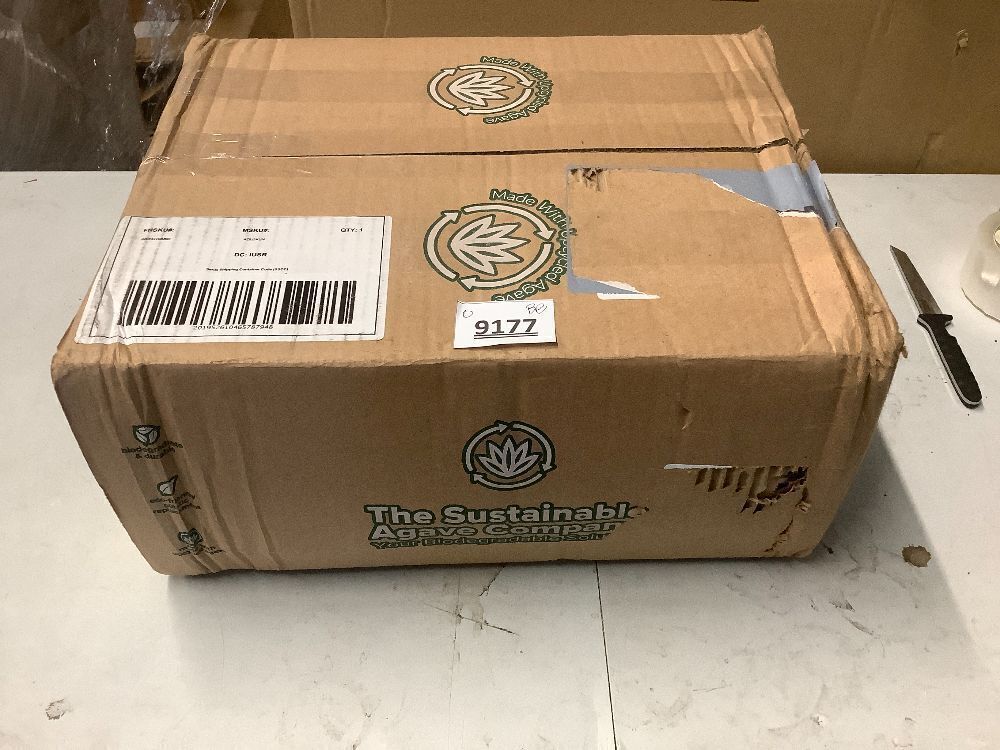 Sustainable Agave Co - Agave Fiber Unwrapped Drinking Straws - 2000 Count - Plant-Based, Made With Upcycled Materials, Reusable - Brown, Regular, 8" - Image 2 - Lot 9177