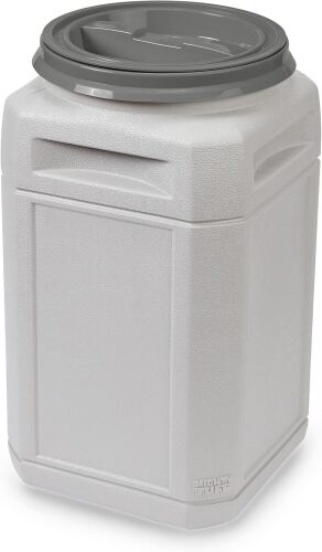 Mighty Tuff Airtight Dog Food Storage Container – 13 Gal, up to 54 lb Capacity – Cat and Dog Food Container with Twist Lid & Handles - Lot 9731