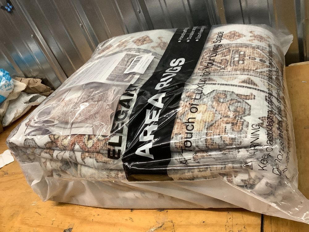 zesthome 9x12 Area Rugs,Stain Resistant Washable Rug,Ultra-Thin Rugs for Living Room, Bedroom, Non-Slip Backing Home Decor Large Area Rug - Image 2 - Lot 9733