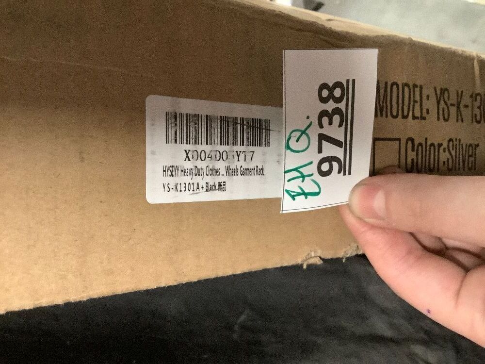 Heavy Duty Clothes Rack, Rolling Clothing Rack With Shelves Load 620 LBS, Double Rod Clothing Racks for Hanging Clothes, Portable& Adjustable Clothes Rack with Wheels,Black - Image 4 - Lot 9738