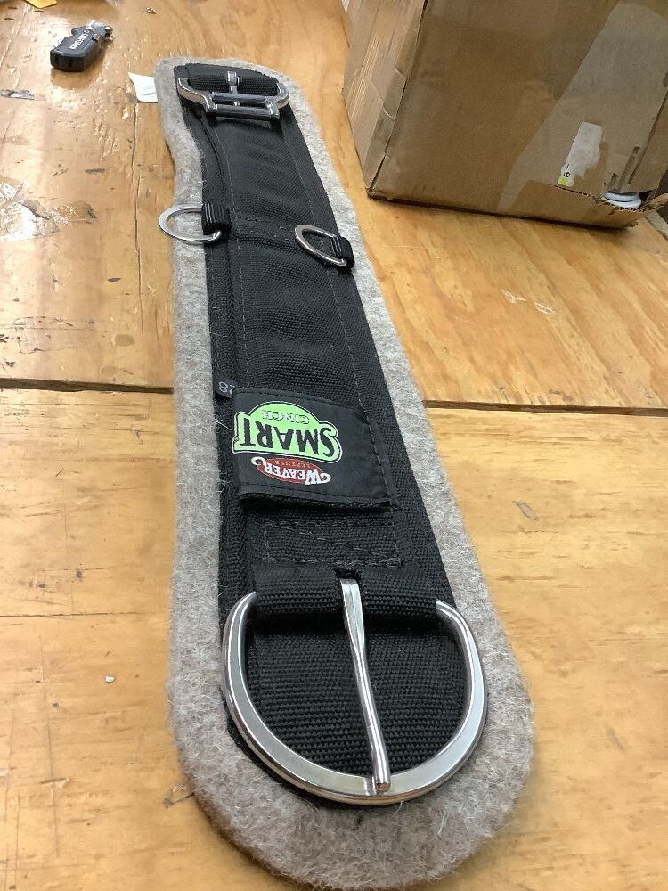 Weaver Equine Smart Cinch Wool Blend Felt Lined Horse Cinch, 28-in - Image 2 - Lot 9768