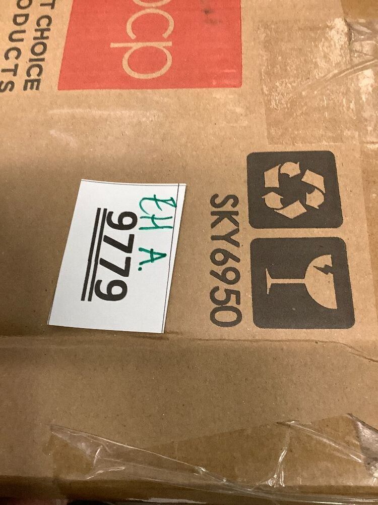 Pre-Lit Partially Flocked Pencil Christmas Tree w/ Pine Cones, Metal Stand - Image 3 - Lot 9779