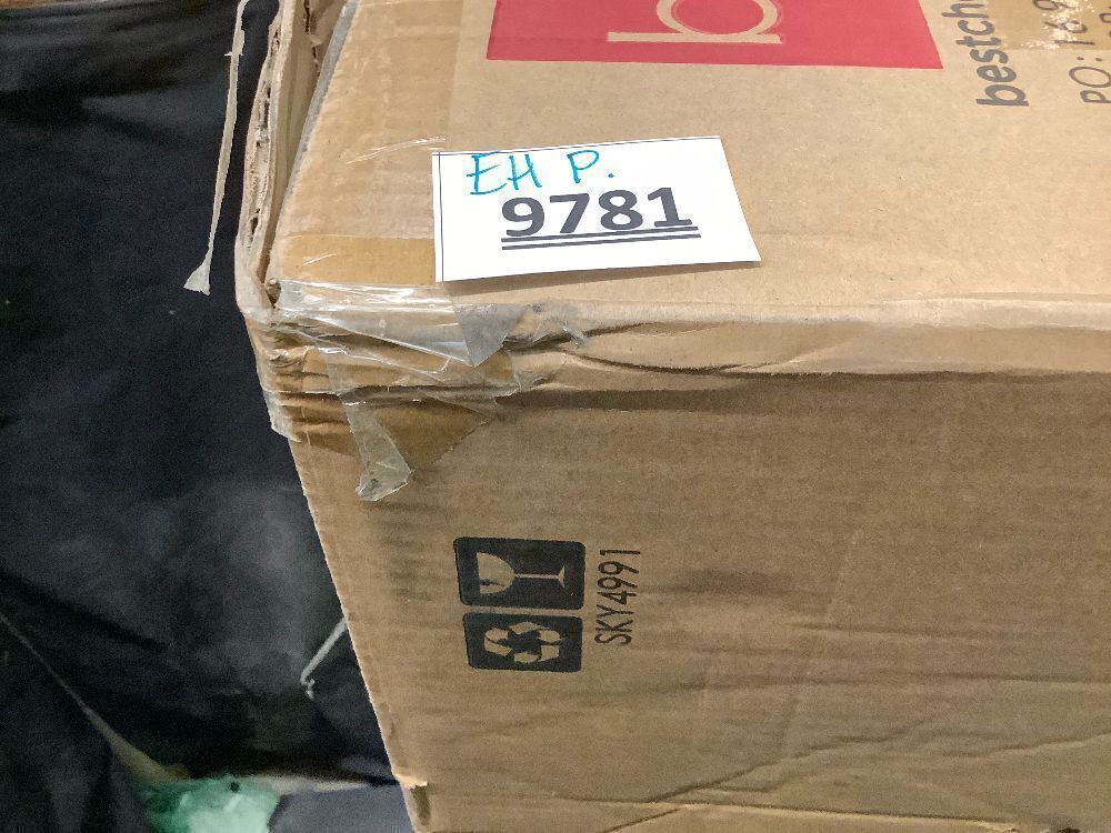 Pre-Lit Hinged Artificial White Pine Christmas Tree w/ Lights, Metal Stand - Image 3 - Lot 9781