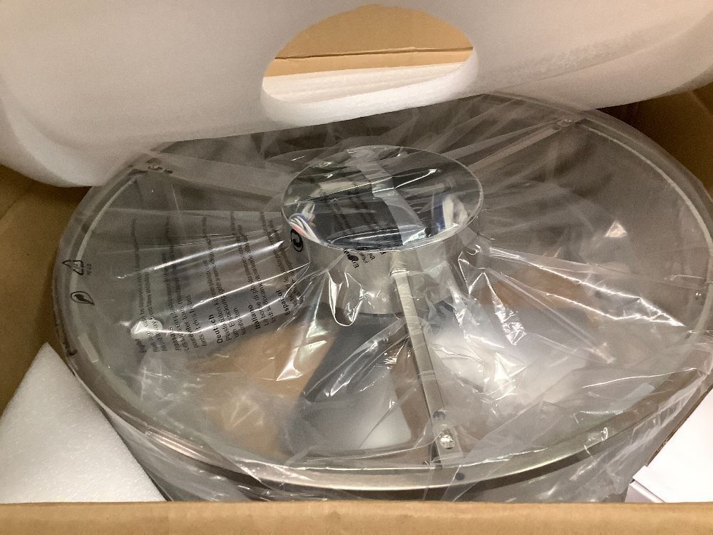 52" Crystal Ceiling Fan with Lights Remote Control, Black Farmhouse Chandelier Fan, Indoor Rustic Fandelier with 5 Reversible Wood Blades for Decorate Living Room Bedroom - Image 2 - Lot 9794