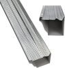 A-M Gutter Guard - Heavy Duty Lifetime Quality Aluminum Leaf & Debris Protection, 6 Inch-100 Feet, Mill Finish - Thumbnail 1