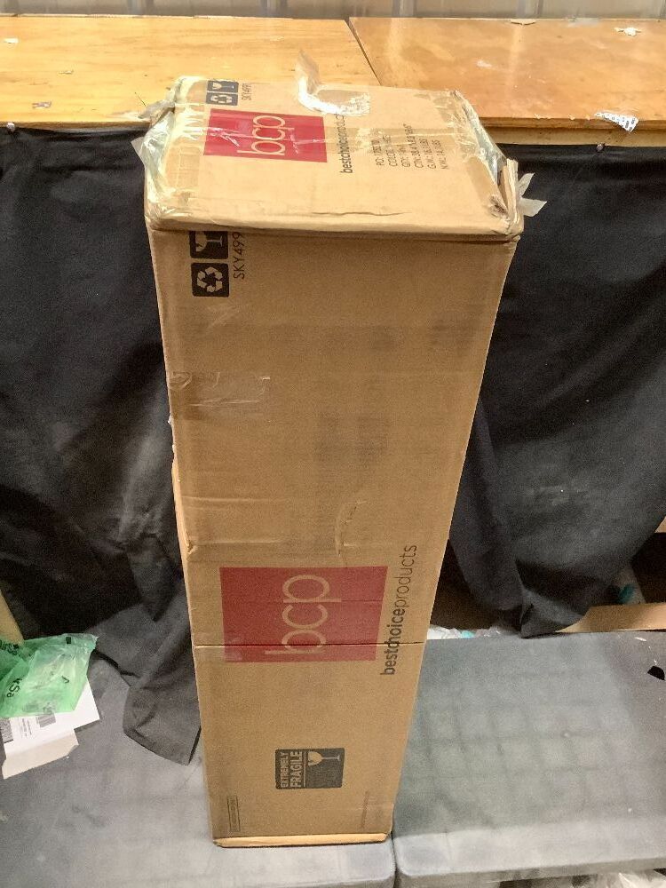 Pre-Lit Hinged Artificial White Pine Christmas Tree w/ Lights, Metal Stand - Image 2 - Lot 9881