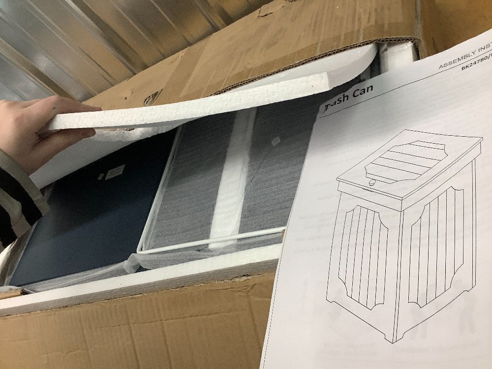 Function Home Trash Can Cabinet - Image 2 - Lot 9890