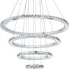 Crystal Chandeliers Modern LED Ceiling Lights Fixtures Pendant Lighting Dining Room Chandelier - Thumbnail 1