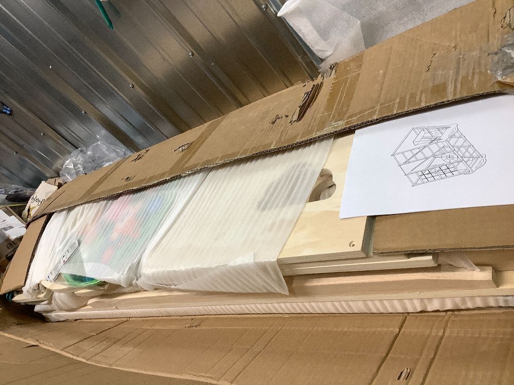 9-in-1 Indoor Jungle Gym,Kids Indoor Playground,Inside Playground Climbing Toys for Toddlers,Climbing Toys for Kids with Slide,Rope Ladder,Monkey Bars and Hanging Ring, Gift for Boys and Girls - Image 2 - Lot 9900