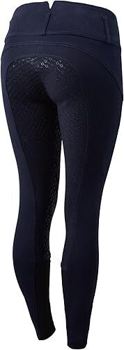 HORZE Daniela Silicone Grip Full Seat Breeches | High Waist Equestrian Riding Pants - Lot 9957