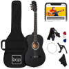 Beginner Acoustic Guitar Set w/ Case, Strap, Extra Strings - 38in - Thumbnail 1