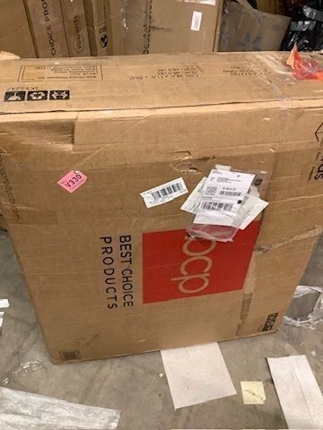 Linen Upholstered Convertible Sofa Bed Futon w/ 2 Cupholders - Image 2 - Lot 9986