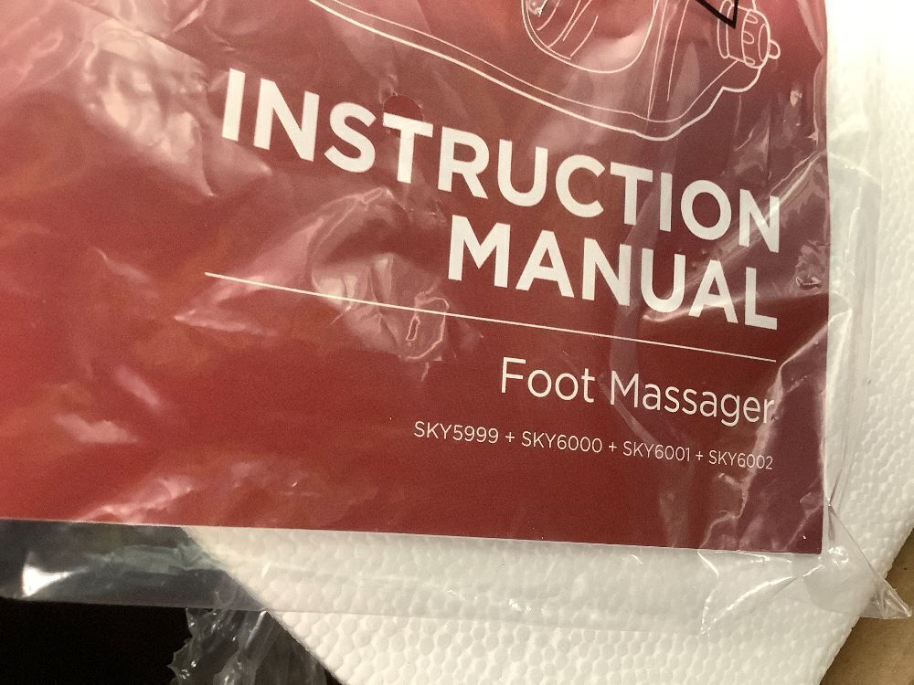 Reflexology Shiatsu Foot Massager w/ High-Intensity Rollers, Remote Control - Image 4 - Lot 185