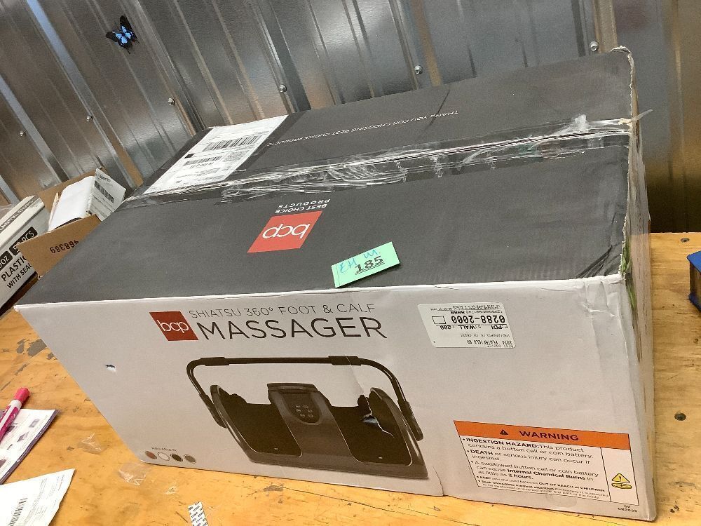 Reflexology Shiatsu Foot Massager w/ High-Intensity Rollers, Remote Control - Image 5 - Lot 185