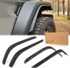 Front & Rear Fender Flares Compatible with 2020-2024 Jeep Wrangler Gladiator JT Mojave & Rubicon, Off-Road Wheel Flares Liner 4 PCS - Thumbnail 3