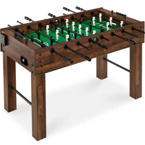 Large Full-Size Foosball Table w/ 2 Balls, 2 Cup Holders - 54in - Lot 3512