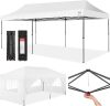 10x20 Party Tent, Heavy Duty Waterproof Large Outdoor Event Easy Pop Up Canopy Shelter w/Sidewalls - Thumbnail 1