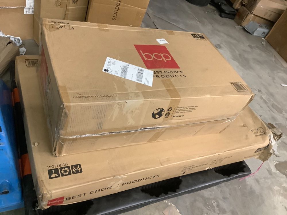 4-Piece Mid-Century Modern Upholstered Wooden Dining Set w/ 2 Chairs, Bench - Image 2 - Lot 282