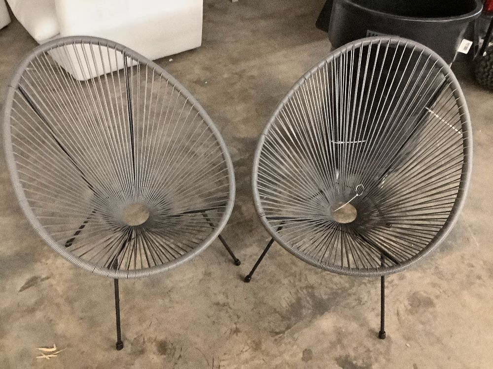 All-Weather Acapulco Chair Set of 2 - Image 2 - Lot 244