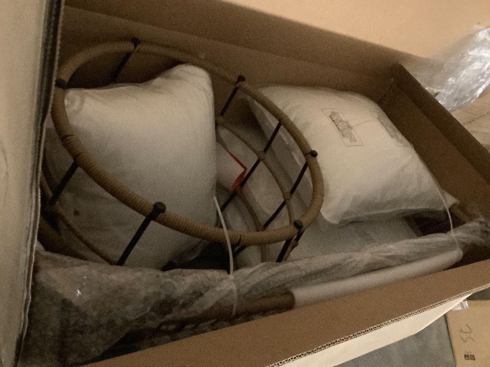 Wicker Outdoor Couch and Table Set - Image 2 - Lot 294