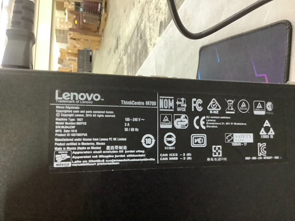 Lenovo ThinkCentre Desktop Computer with RGB Gaming Mouse & Keyboard - Image 8 - Lot 80