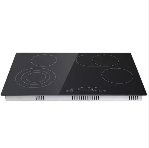 VEVOR 30 in. Black Elements 4-Burners Electric Cooktop 9-Power Levels and Sensor Touch Control - Lot 93JF