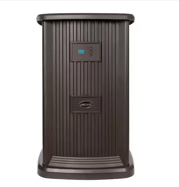 AIRCARE PEDESTAL 3.5-Gal. Cool Mist Evaporative Whole House Humidifier for 2,400 sq. ft., Espresso - Image 1 - Lot 99JF