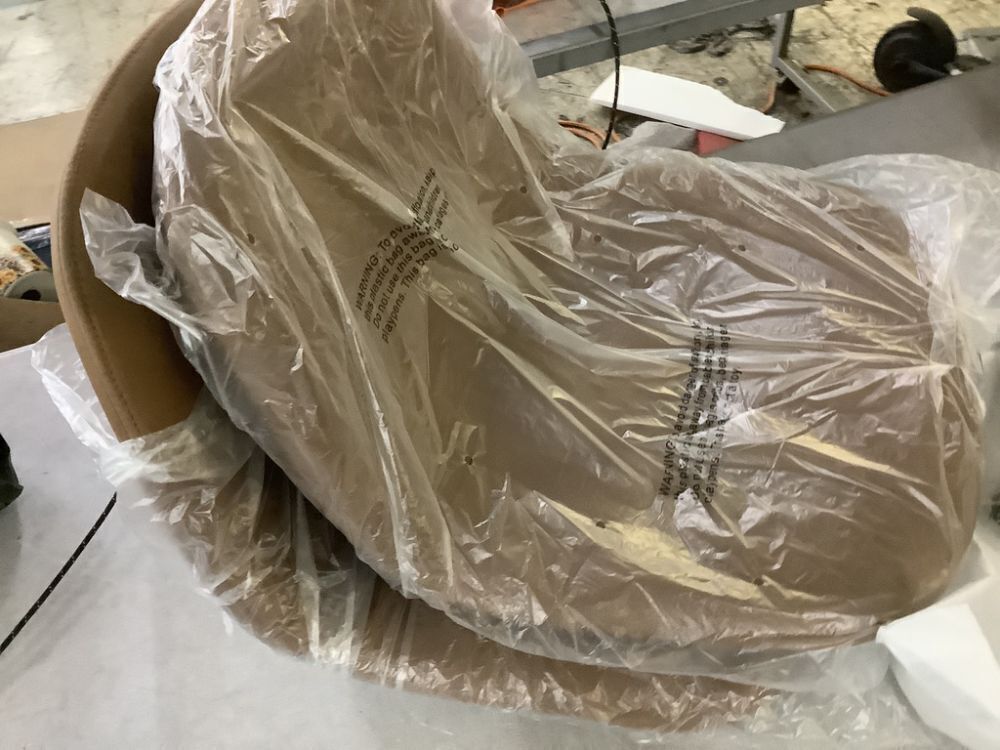 StyleWell Adenmore Swivel Counter Stool with Brown Faux Leather Upholstery and Black Metal Frame (Set of 2) - Image 3 - Lot 135JF