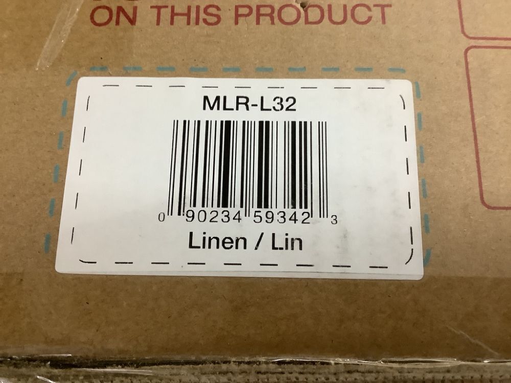 Office Star Products Miller 26.75in. Linen Faux Leather Full Back Wood Counter Stool - Image 5 - Lot 136JF