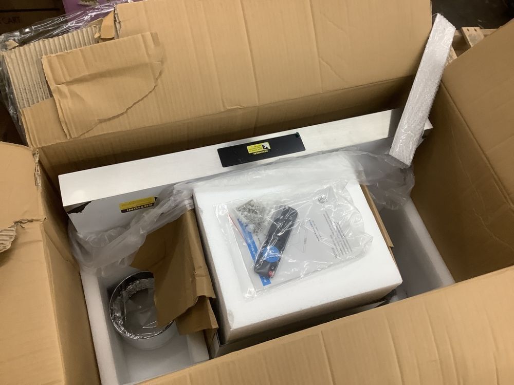 Velivi 30 in. 900CFM Smart Convertible Ductless Wall Mount Range Hood in Stainless Steel with Gesture Sensing, Remote Control - Image 2 - Lot 144JF