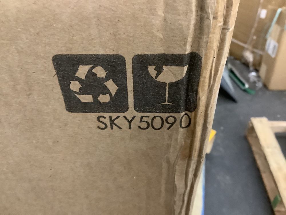 7.5' Pre-Lit Snow Flocked Artificial Pine Christmas Tree w/ Warm White Lights - Image 4 - Lot 150