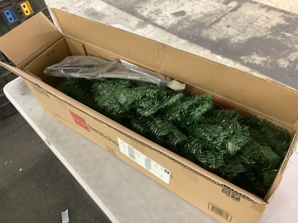 6' Unlit Artificial Green Spruce Christmas Tree, w/Easy Assembly - Image 2 - Lot 164