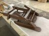 Folding Wooden Adirondack Chair - Small Chips in Wood - Thumbnail 2