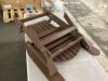 Folding Wooden Adirondack Chair - Small Chips in Wood - Thumbnail 3